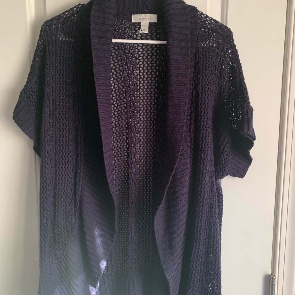 Women's Navy Blue Knit Sweater
